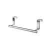 1 Towel Hanging Rod For Home Door, Non-Punching Stainless Steel Towel Rack, Bathroom, Kitchen Single Bar Towel Rod, Silver