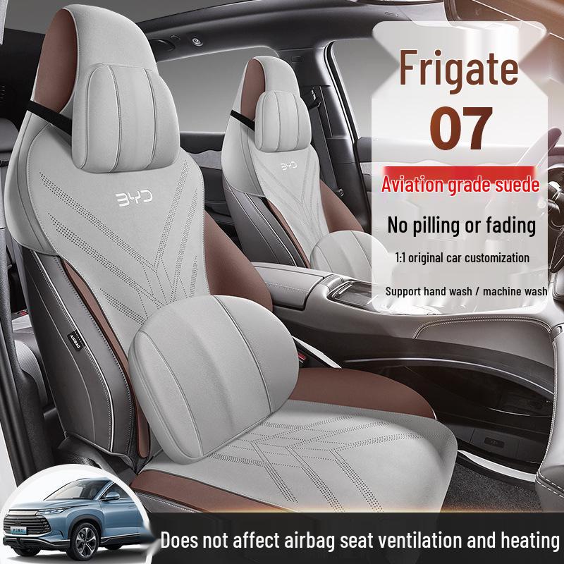 BYD 07 All-Season Suede Car Seat Cover