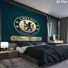 Chelsea F Custom Name Wall Tapestry Aesthetic Wall Hanging Printed Fabric Blanket Decorative Tapestries for Bedroom Living Room Home Decor