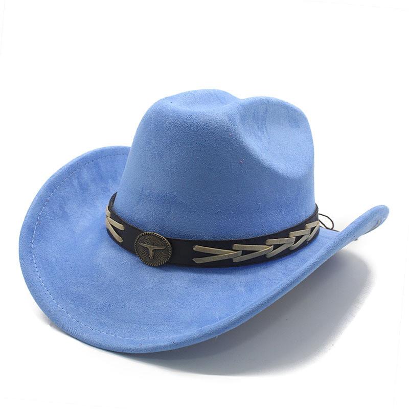 Knot Embroidered Wide Brim Hat With Polyester Wool For Spring Summer Cultural Fashion