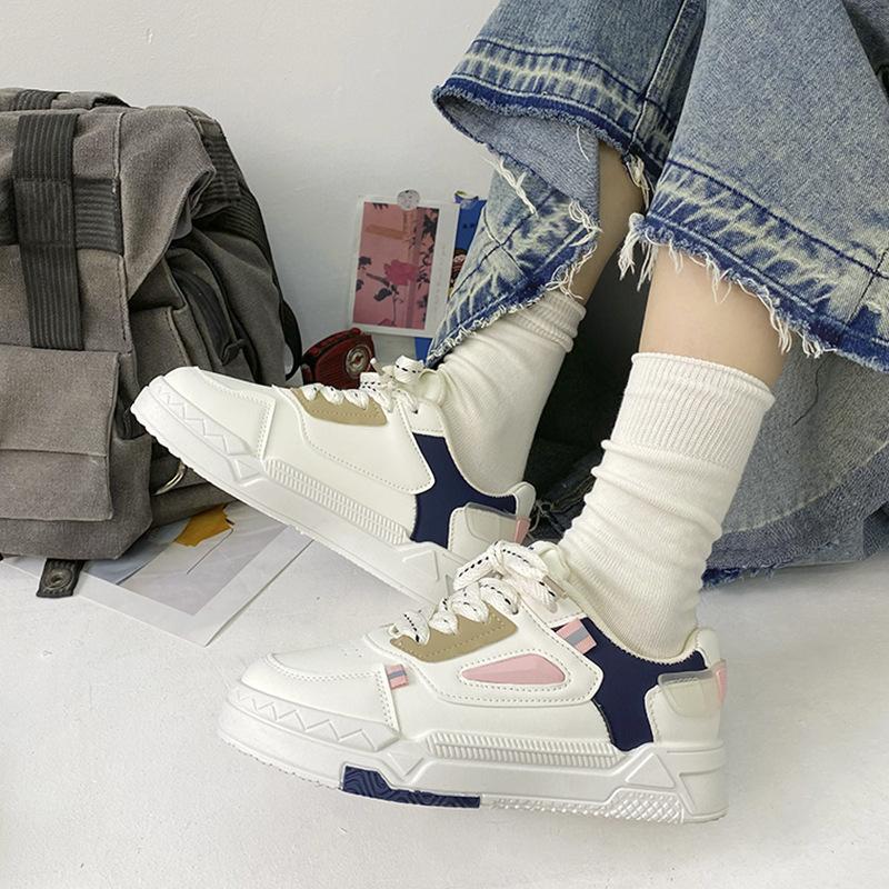 Platform White Shoes Children's Autumn New Ins Trendy Versatile Casual Student Board Shoes