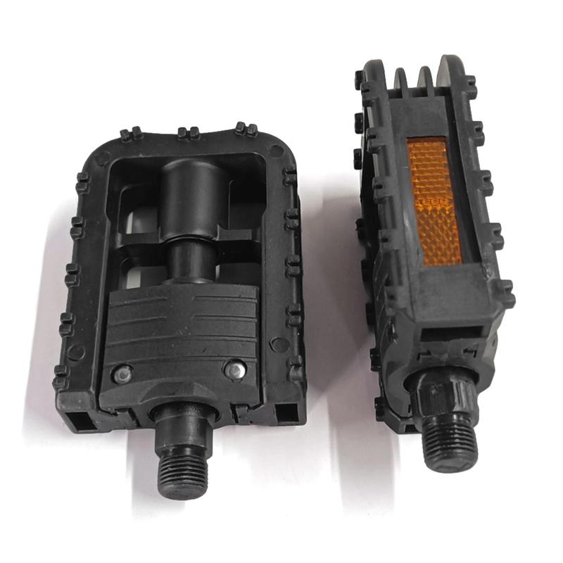 Bicycle Folding Pedal with Reflector Riding Accessories for Folding Bike Electric Vehicle Non-slip Mountain Road Bike Pedal