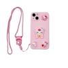 Applicable to iphone17 mobile phone case Apple 16promax three-dimensional cartoon 15 cute KT Melody 14 lanyard