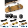 Complete Wooden Fingerboard With Foam Tape And Grit Box Ideal Gift For Skateboard Lovers