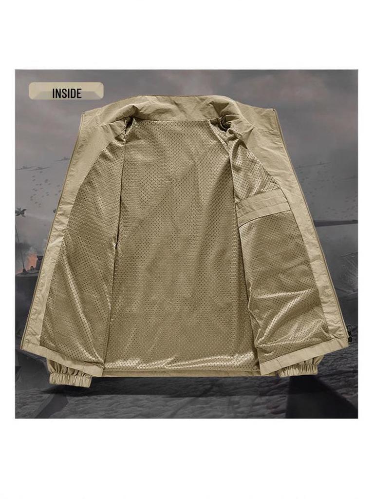Vielseitige Dreifach-Schutzjacke für Herren - Outdoor-Sport, Lockerer Schnitt, Koreanischer Stil für Frühling/Herbst