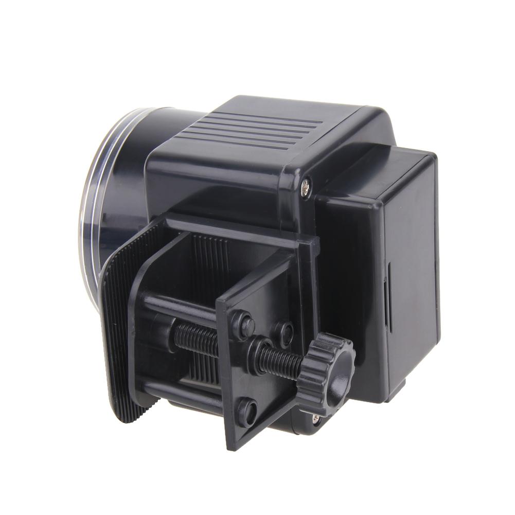 Automatic Pet Feeder Electrical Automatic Fish Feeder Battery-Operated Portable Practical Creative Plastic Digital for Aquarium