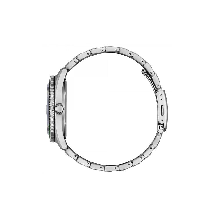 Citizen Light Powered Quartz Movement Stainless Steel Strap Watch Men's Watches Green Dial AW176880X