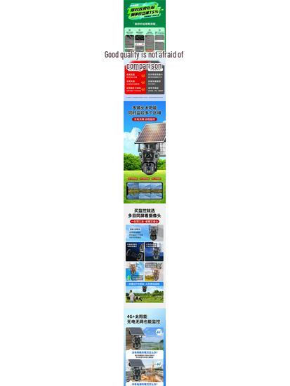 Rotatable 360° Solar-Powered Surveillance Camera with Triple Lenses & 12MP Night Vision, Smartphone-Controlled