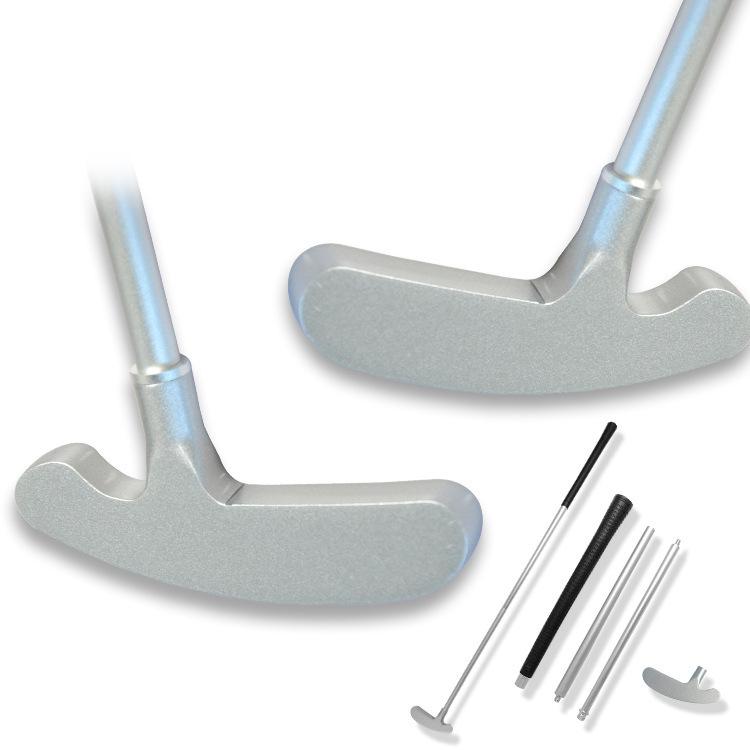 Golf Club Three-Section Double-Sided Zinc Alloy Putter for Beginners