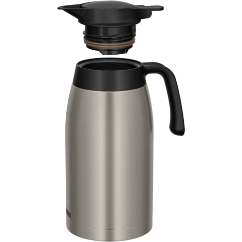 Thermos Stainless Steel Pot 2L Stainless Matte Thermal Pot Tabletop Pot Thermos Structure Heat/Cold TTB-2001 SMT