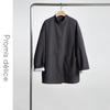 Women's Loose Stand Collar Mid-Length Trench Coat