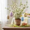 12PCS Scene Decoration Easter Party Atmosphere Easter Egg Hanging Easter Egg  Home Living Room
