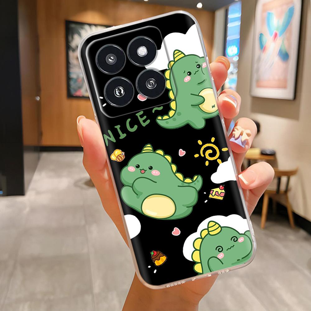 For Xiaomi 14 Pro Case Clear Creative Soft Silicone Phone Cases For Xiaomi 14 Mi 14 Mi14 Back Cover For Xiaomi Mi14 Pro Shells