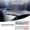 2025 Nové Auto Honda Sport Design Dekorace Předního Světlometu Obočí 3D Samolepka Znak Pro Honda Civic Accord CRV HRV Fit Jazz