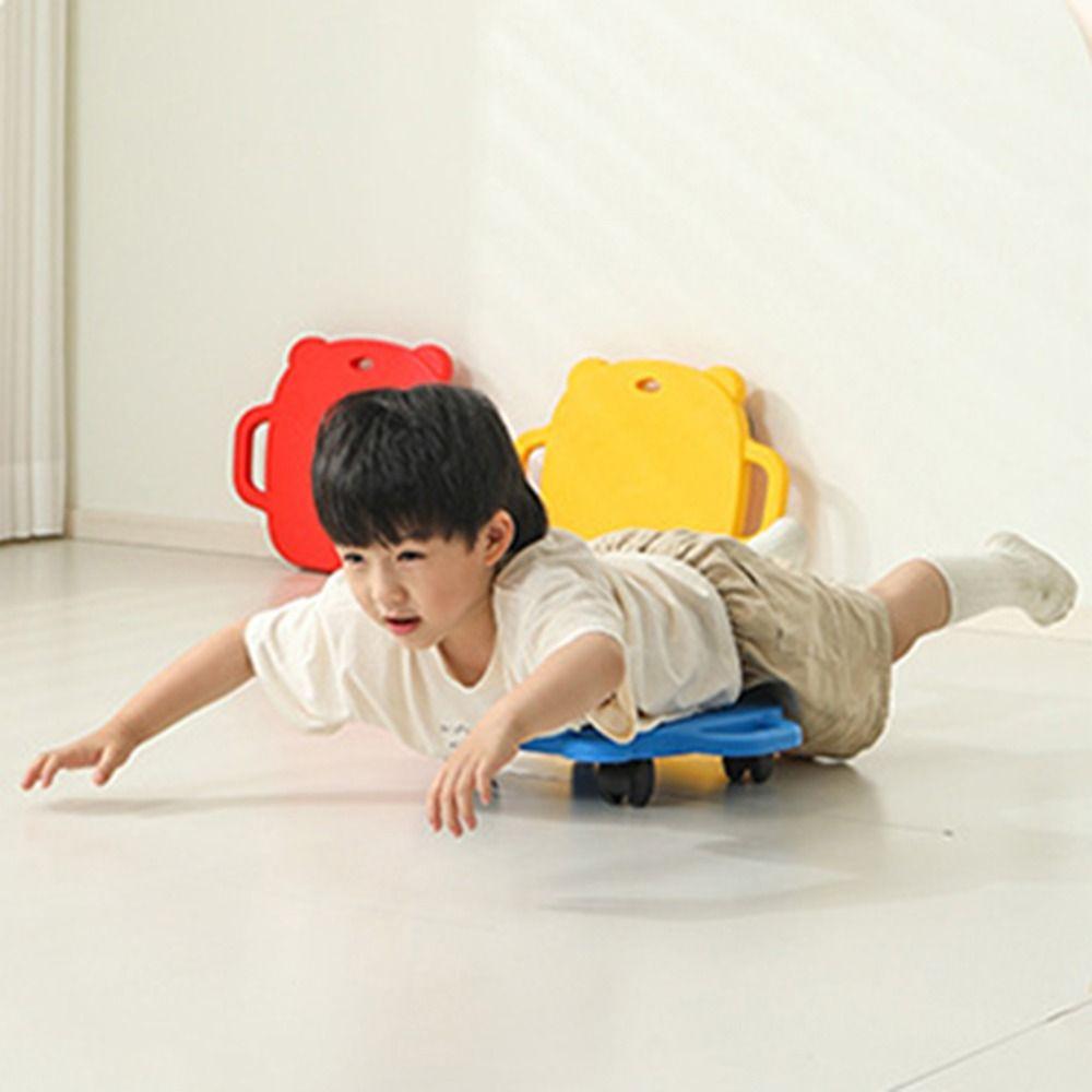 Dětská 4kolová koloběžka odolná proti opotřebení, tichý design, koloběžka pro motorické dovednosti, pro domácí použití