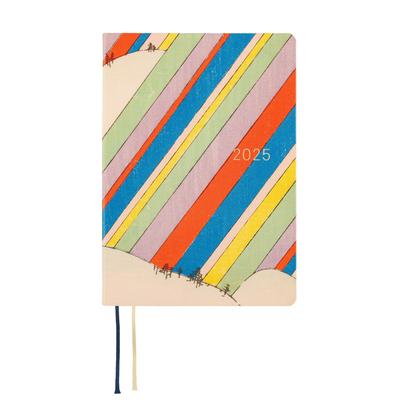 Hobonichi Techo 2025 HON Geisodo/Art Ocean (Rainbow) [A6/1 Page Per Day/January/Monday Start]