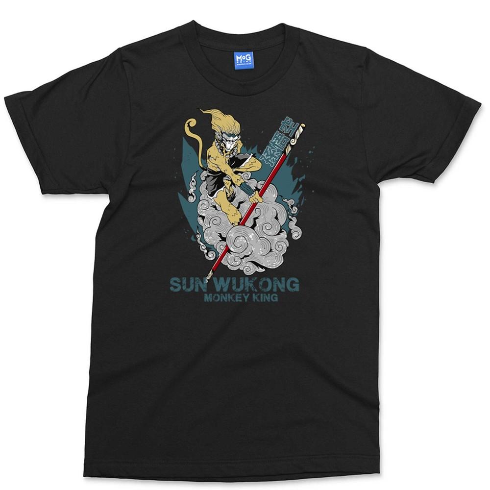 Sun Wukong T-shirt Monkey King Chinese Gaming Tee Mythical Legend Gift for Gamer