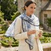 Print Pattern Chiffon Scarf Classic Style Sun Protection Scarf New Shawl Wrap  Fashion Accessory