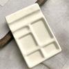 Anti-Seepage Nail Palette Easy To Clean Multi-Compartment Ceramic Palette Gel Color Blending Sturdy Durable