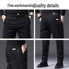 Jeep Men's Premium Business Casual Straight-Leg Long Pants