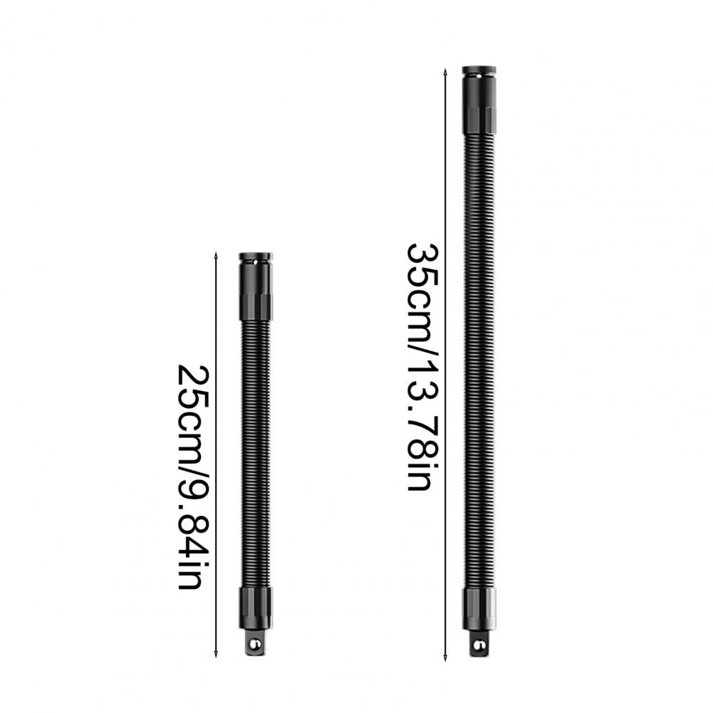 1/2 Inch Flexible Shaft Extension Bendable Soft Connecting Rod Torque Socket Ratchet Extender Car Repair Screwdriver Extension