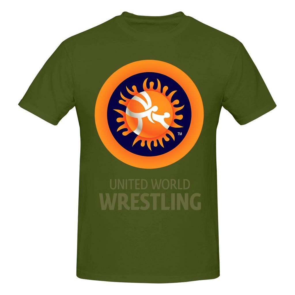 United World Wrestling Salon Style Régulier T-shirt Design de Niche Vêtements d'Extérieur Polyvalents T-shirts