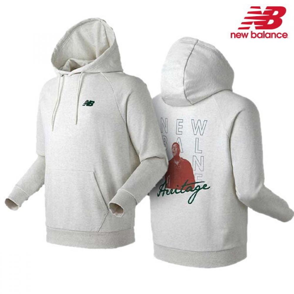 

New Balance Half Club Hoodie Nbn0942033 Lg Uni Common Back Photo 90