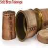 RII 12x Telescope, Functional Vintage Handcrafted Portable Collapsible Pirate Spyglass with Imprinted Leather Case, Gifting Spyglass  45.72 Cm