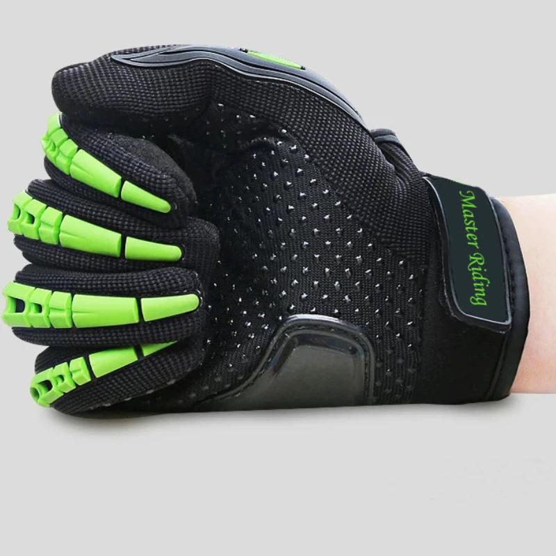 Motorcycle Gloves Touch Screen Breathable Full Finger Outdoor Sports Protection Gloves Bike Bicycle Riding  Moto Cycling Gloves