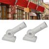 2pcs Easy Install Flag Pole Holder Multi Position Flagpole Bracket Flag Pole Mount  Outdoor