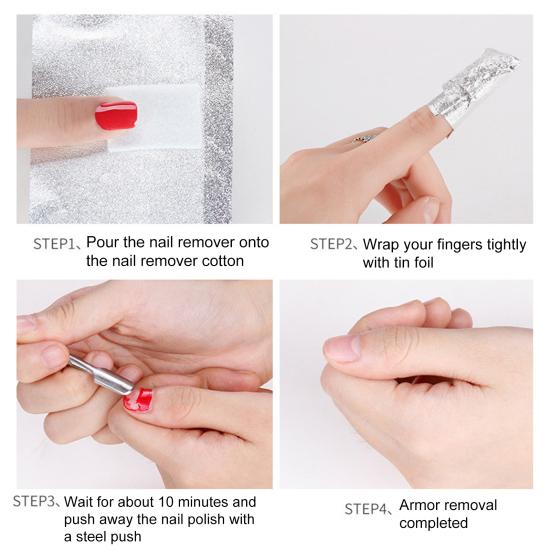 Bom removedor de esmalte em gel, papel fácil de usar, economiza trabalho