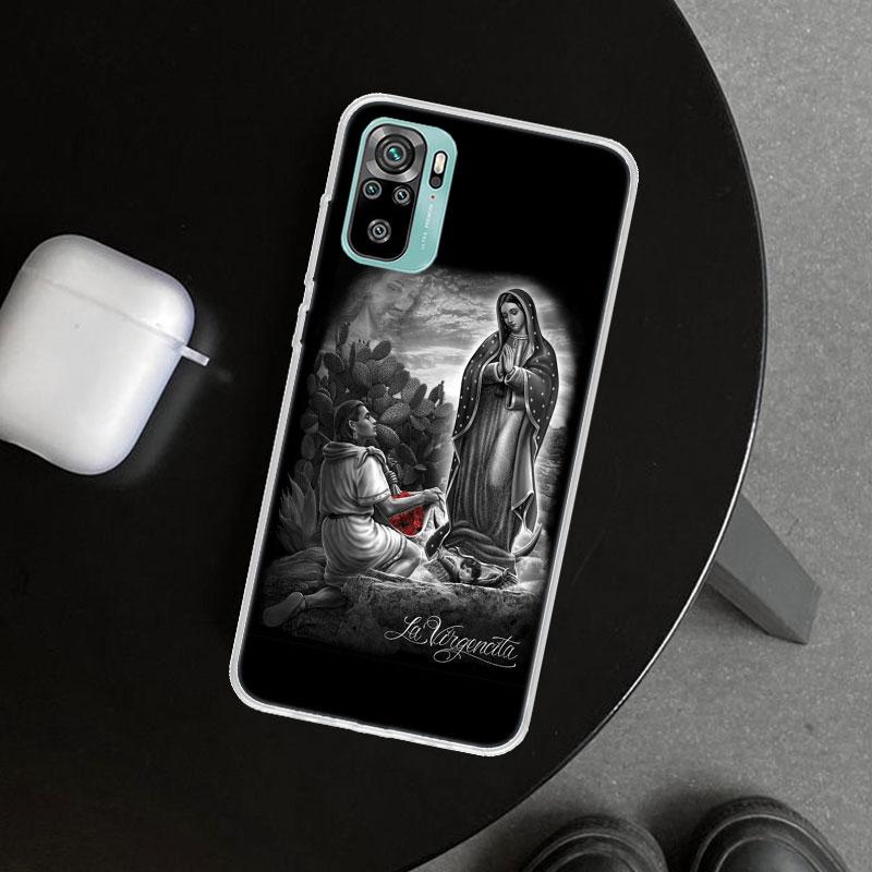 Virgin De Guadalupe Mary Phone Case Cover for Xiaomi Redmi Note 15 14 13 12 11 Pro Plus 14S 12S 11S 11T 11E 10S 10 Customized Fu