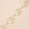 Hot Selling Personality Fashion Sexy Waist Chain Versatile Niche Irregular Alloy Geometric Spiral Accessories Waist Ornament Women