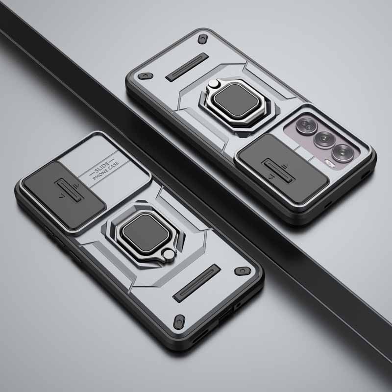 

Чохол-слайдер для об єктива для OPPO Reno 12 Pro Reno12 11F 11A Протиударний броньований чохол-підставка Задня кришка Fundas для Realme C61 C63 C65 C67 Чохол для телефону Realme C65 сірий колір