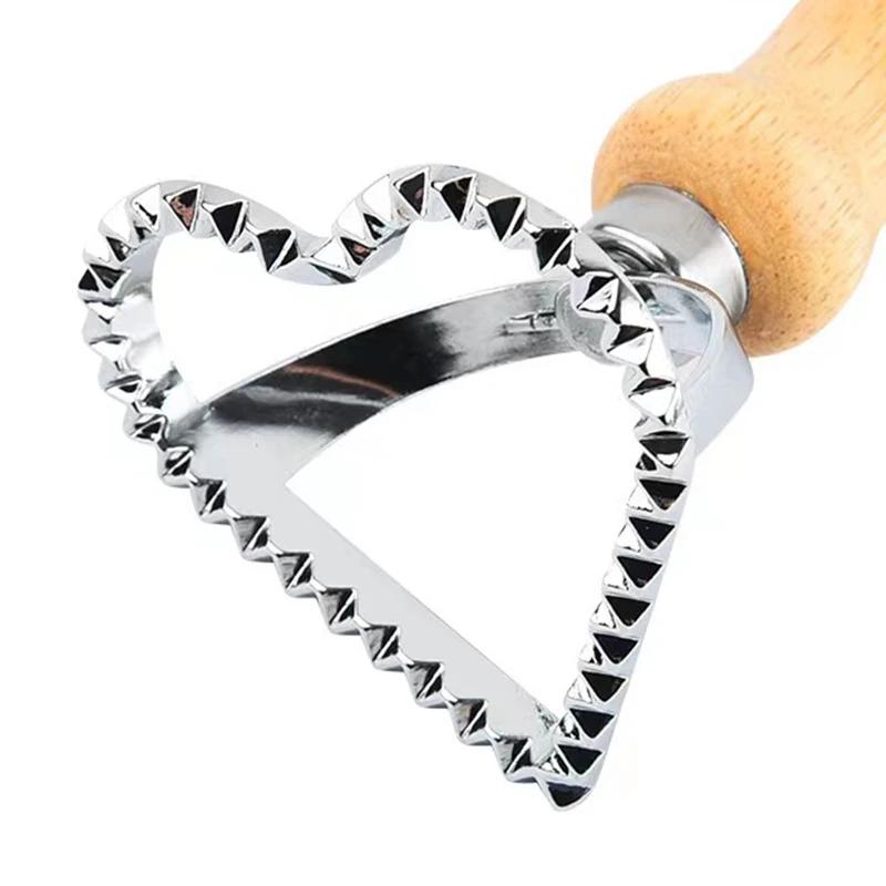 Pastry Press Mold Ravioli Cutter Dumpling Lace Embossing Device Ravioli Maker Mold Cookie Mold Kitchen Baking Tool for Household