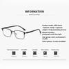 Blue Light Filter Eyeglasses Men's Retro Business Eyeglass Lightweight Glasses Clear Vision