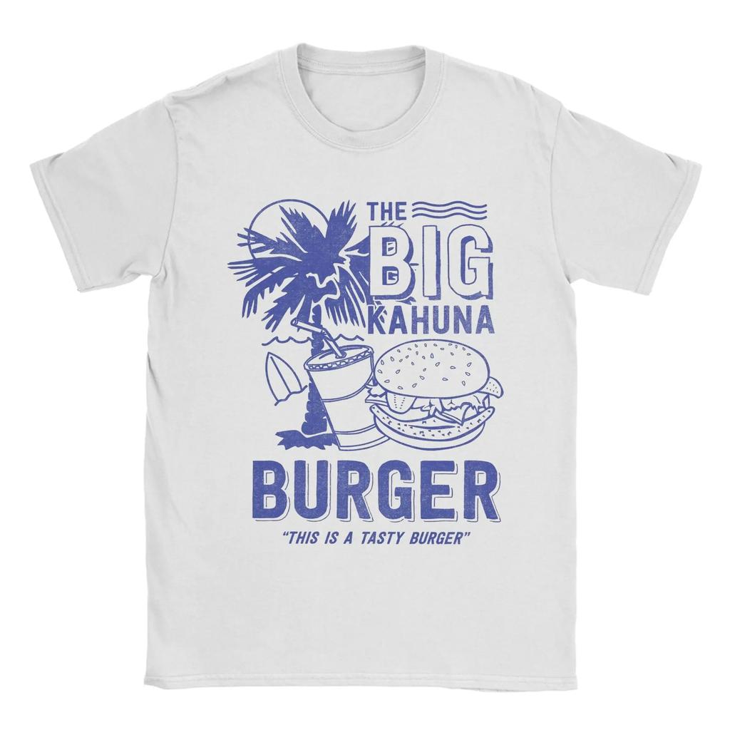 Men TShirt The Big Kahuna Burger Pulp Fiction Cool Cotton Tees Quentin Tarantino Women T Shirt Crew Neck Clothing Gift Idea