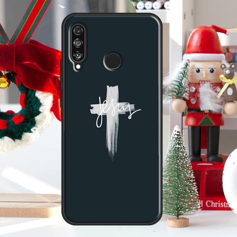 Christ Jesus Bible Verse Cross For Huawei Nova 9 10 SE 11 Pro Y60 Y70 Y90 Y61 Y91 Y72 Y73 12i 11i 8i P20 P30 P40 Lite Case
