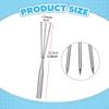 Hand Rake Cultivator Compact Stainless Steel Thickened Prong Garden Fork Tool for Weeding