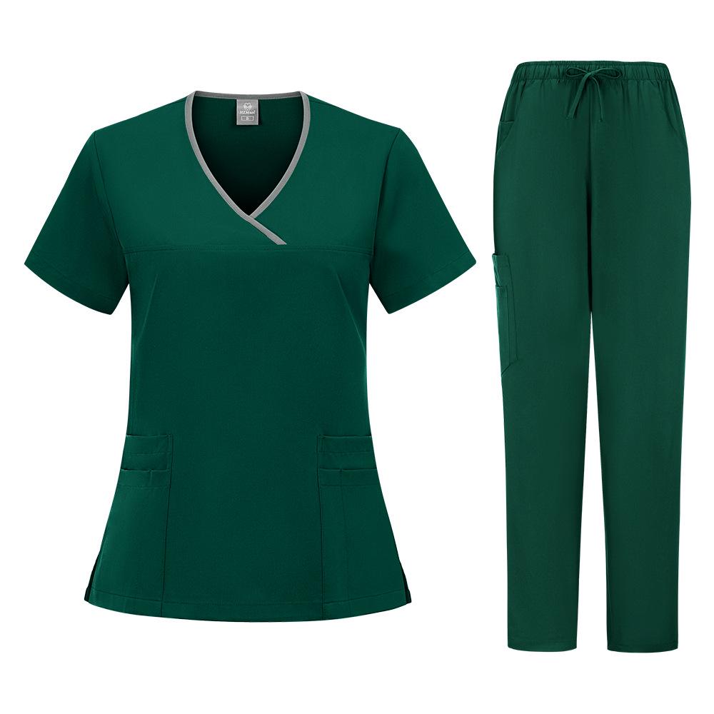Children's Stomatology Hospital Nurse Uniform Quick-Dry Short-Sleeve Scrub Set