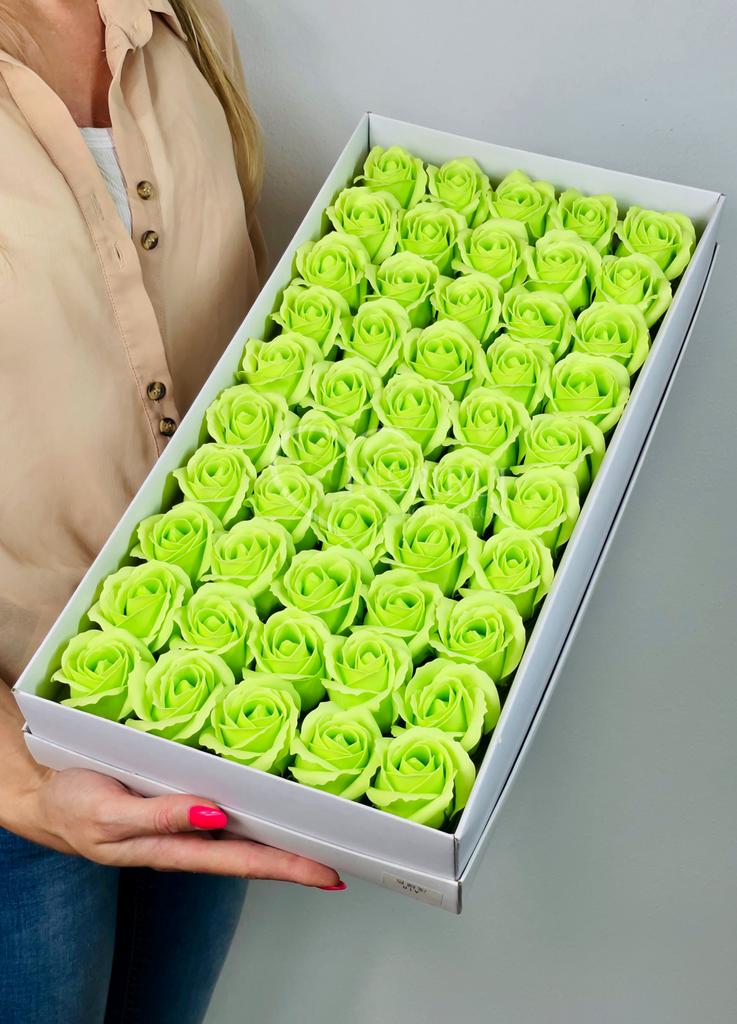 Soap Rose In a Light Green Color