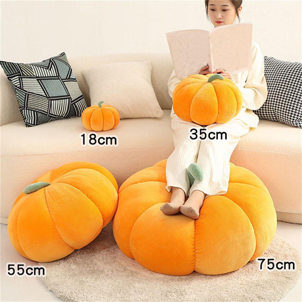 Cushion Bedroom Decoration Soft Pillow Pumpkin Plush Toys Back Cushion Pumpkin Stuffed Toys