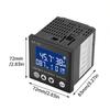 30~39.5℃ HT-12 Temperature Controller Thermostat LCD Display Temperature and Humidity Controller Smart Incubator 0~99%RH