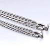 Elegant Cuban Chain Bracelets Stainless Steel Steel Link Bracelet Fashion Metal Hand Chains  Gift