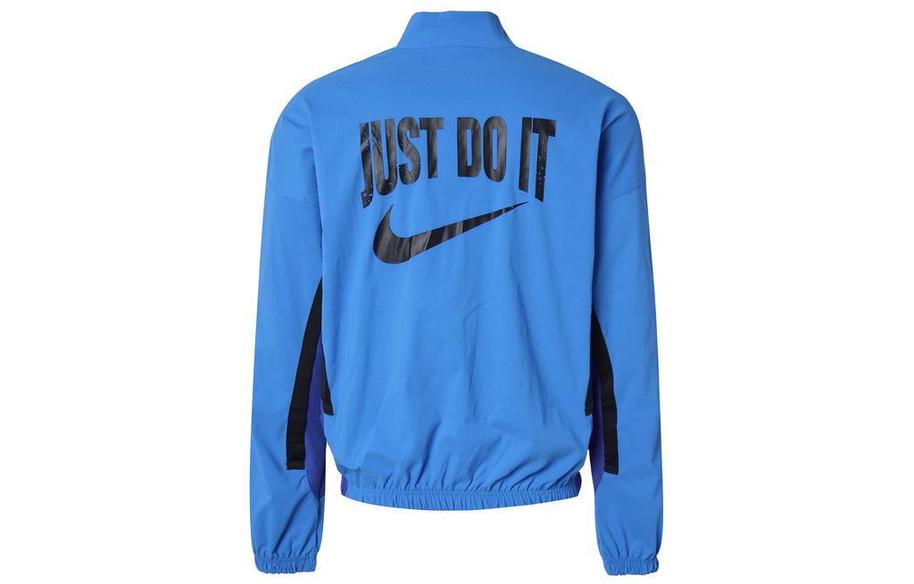 Nike Jackets Men's Blue Stand Collar Moderate Other DV9443-435