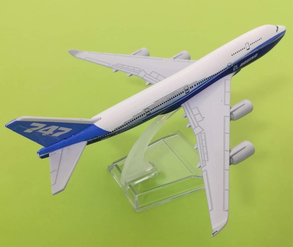 Kiumi Boeing Prototype 747 B747 Boeing Approx. 1/400 Scale Model Japan Airlines All Nippon Airways Airbus M06