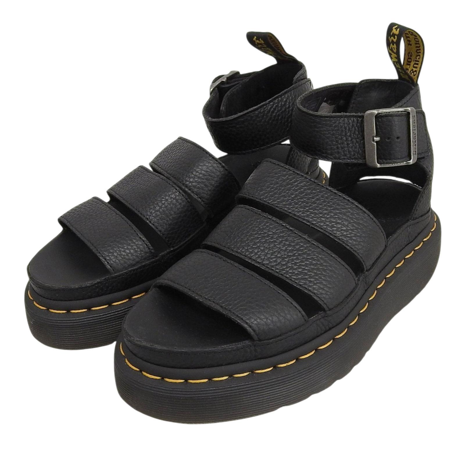 Pristine Dr.Martens Sandals Clarissa 2 Quad black leather Women Used