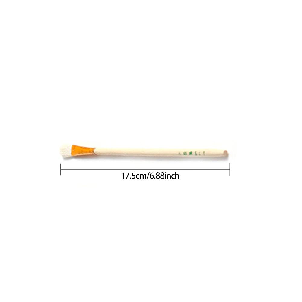 

Pottery Clay Wool Brush Tools for Ceramic Glaze/Painting Sweeping Dust Moisturizing and Complementary Color Ceramic Coloring Pen 01-6.88 inch