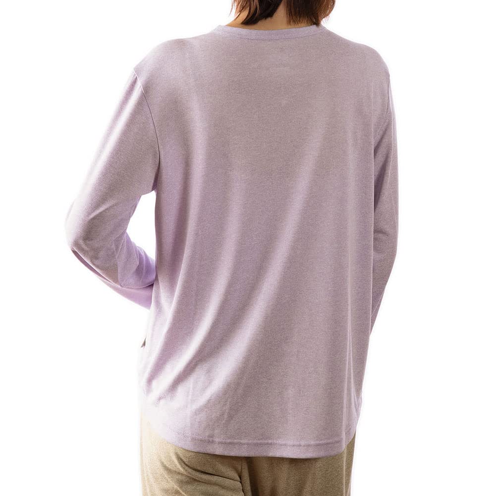 Foxfire SC Melange Snap Cardigan Lavender T-shirt [8215381] [Insect Repellent] [Skolon] Women's