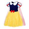 Snow White Princess Dress with Headband, Crown and Wand, Cotton, 3-4 Years, 110cm, Multicolor EvrikaUnity®